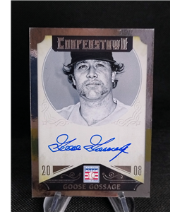 2015 Panini Cooperstown Signatures Goose Gossage On Card Auto