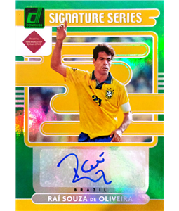 2021 DONRUSS ROAD TO QATAR SIGNATURE SERIES GREEN RAI  AUTO