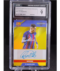 2022-23 DAKA Barcelona Auto Raphinha 48/50 CGC