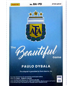 2022-23 Donruss Beautiful Game Auto Paulo Dybala