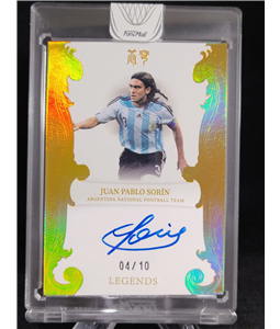 2022 Fansmall Argentina  Auto Card : Juan Pablo Sorin 04/10 Cruzeiro