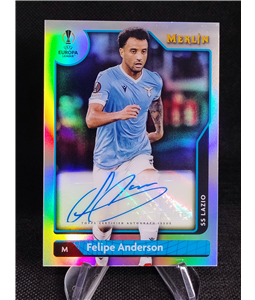 2022 Topps Merlin UEFA Felipe Anderson Auto Palmeiras Lazio