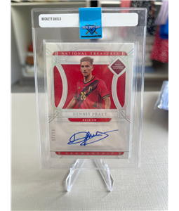 Dennis Praet AUTO on CARD