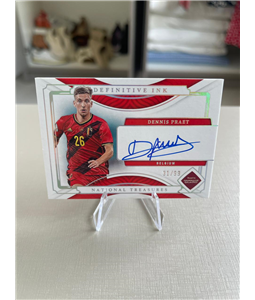 Dennis Praet AUTO on CARD