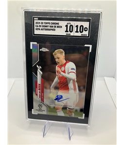 Donny Van de Beek - 2019/20 - Topps Chrome - AUTO - SGC 10/10