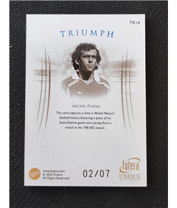 Futera Michel Platini Triumph 2/7 #SC