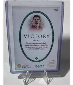 Gavi Victory 04/15 Futera 2024 Barcelona Game Worn