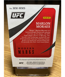 Immaculate UFC 2021 Modern Marks Marlon Moraes 94/99