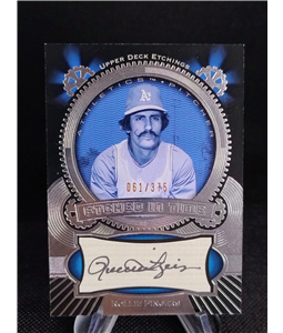 ROLLIE FINGERS 2004 UD Etchings Auto HOF /375 Oakland Athletics